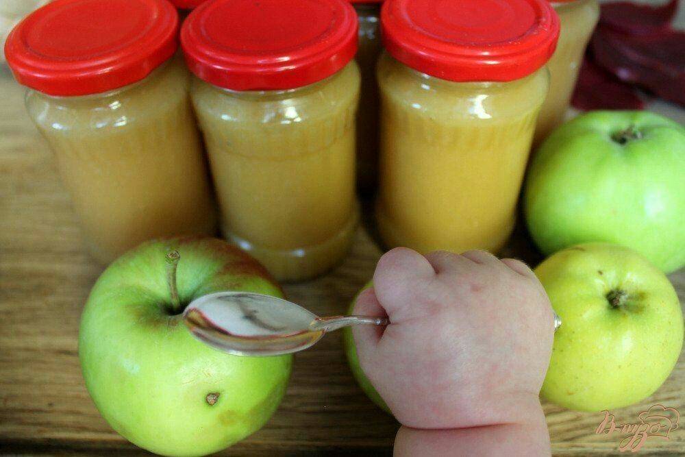 Яблочное пюре для грудничка своими руками