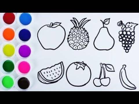Конспект образовательной деятельности по развитию речи и рисованию в средней группе «овощи и фрукты»