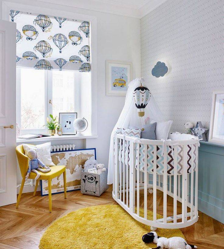 Уютное гнездышко для младенца, детская комната для новорожденного