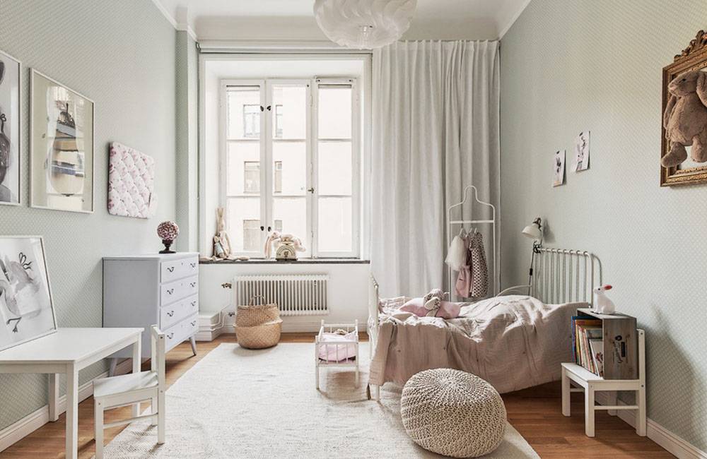 Детская комната в скандинавском стиле: как обустроить помещение для мальчика или девочки, как оформить интерьер для подростка, освещение, идеи дизайна на фото