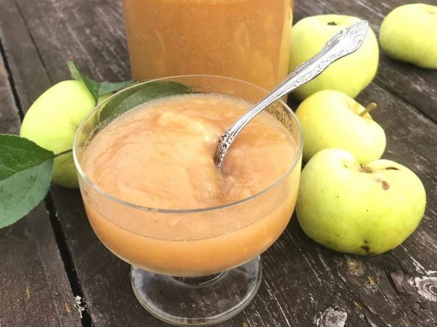 Яблочное пюре для грудничка из свежих яблок своими руками