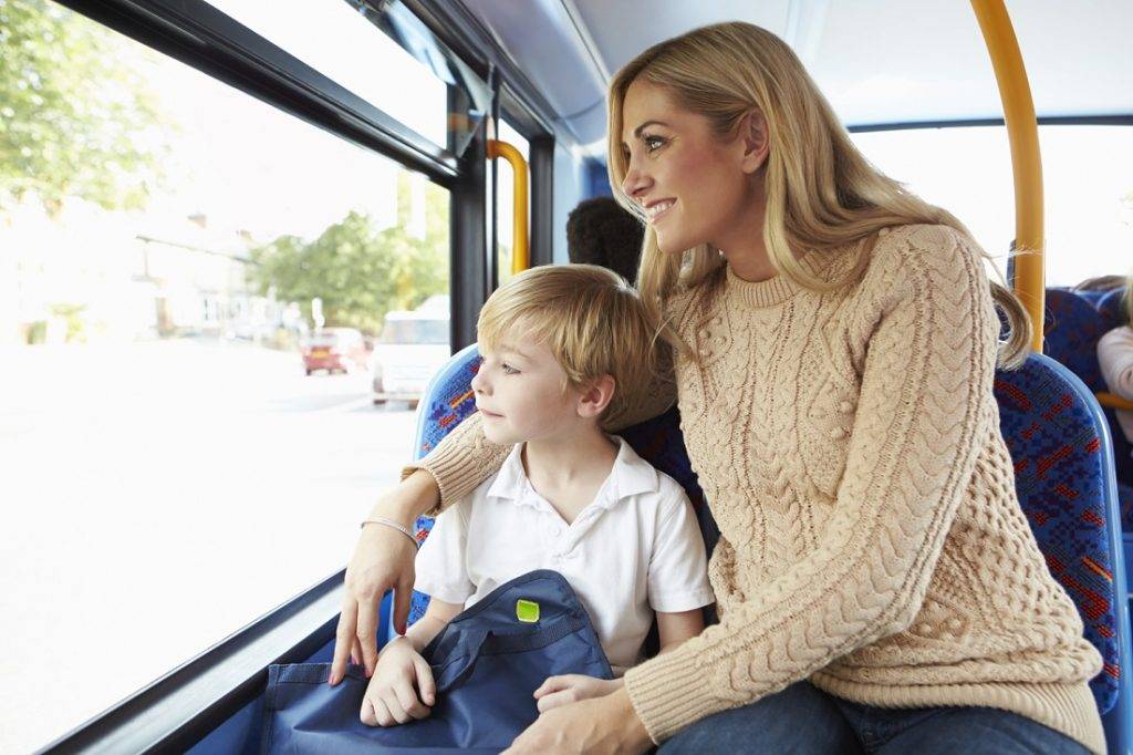 Правила проезда детей в городском общественном транспорте: автобусе, метро, троллейбусе, трамвае