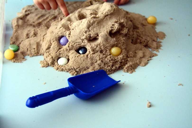 Как сделать кинетический песок в домашних условиях