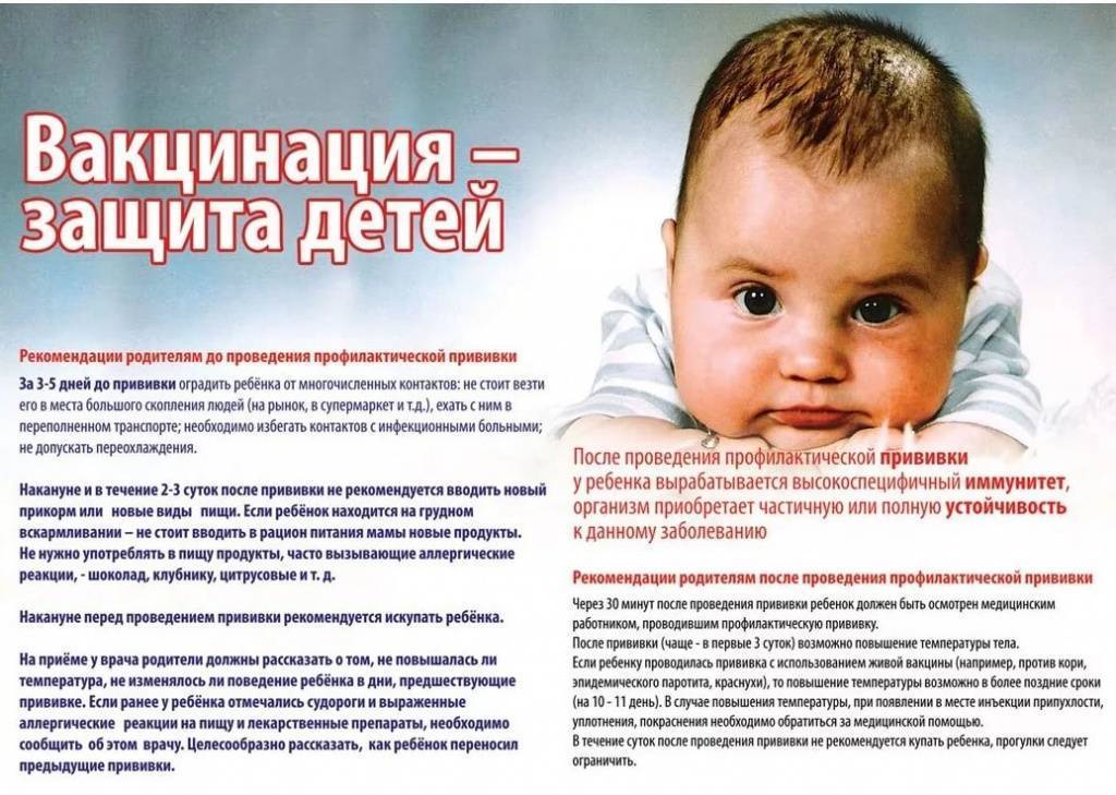 Подготовка к прививке: осмотр ребенка перед вакцинацией, можно ли кормить малыша