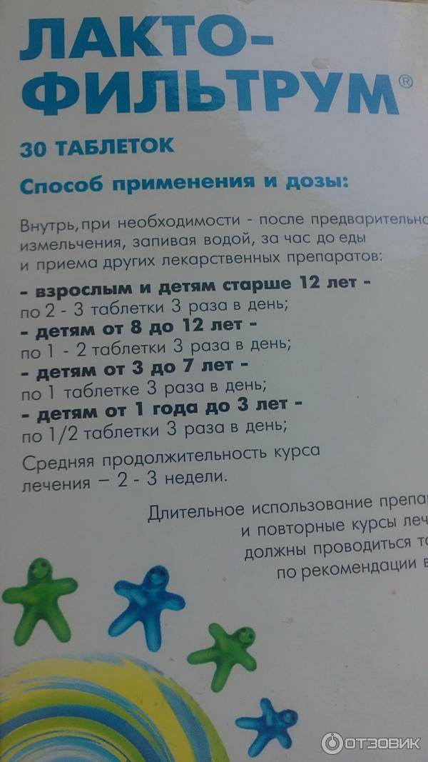 Лактофильтрум - инструкция по применению, аналоги отзывы, цена