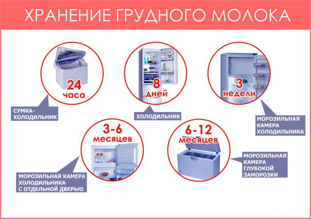 Сроки хранения грудного молока в холодильнике, морозилке и при комнатной температуре