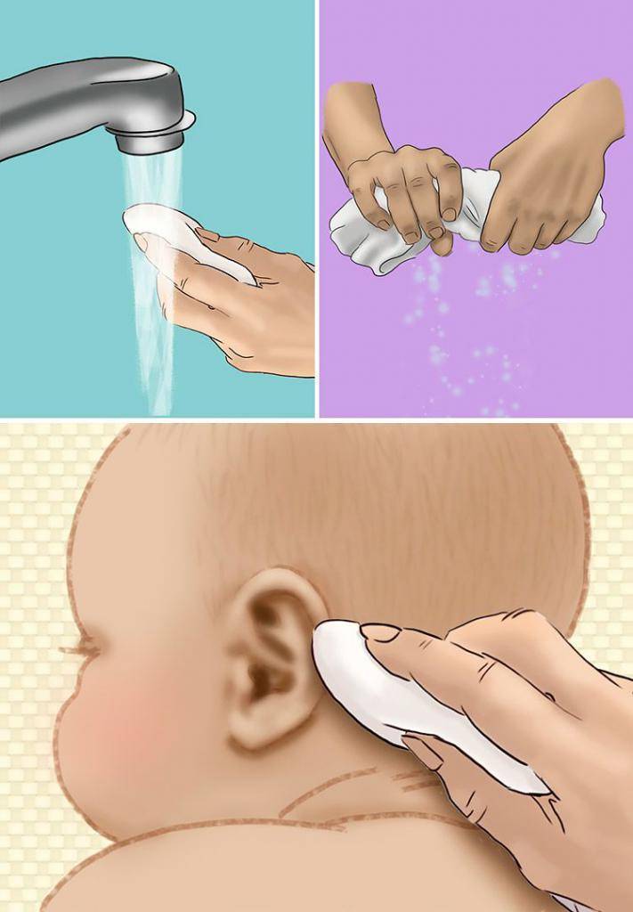 Как чистить уши грудному ребенку