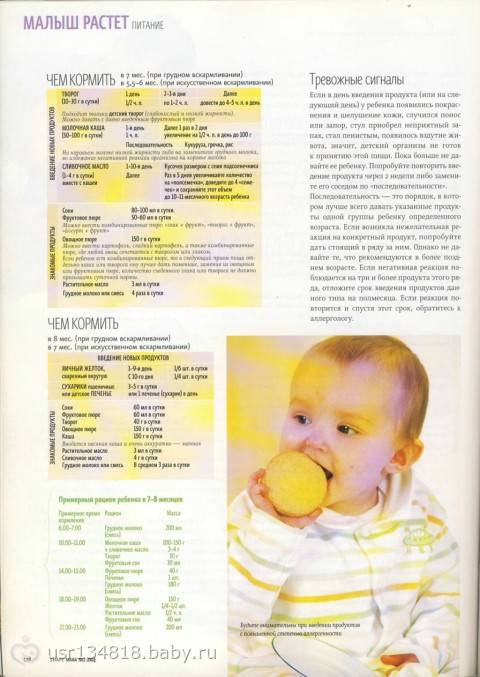 Введение прикорма - правила и продукты. какие витамины нужны детям? меню детям в 6 месяцев, в 7 месяцев, 8 месяцев, 9 месяцев и  до года. сколько прикорма давать детям? :: polismed.com