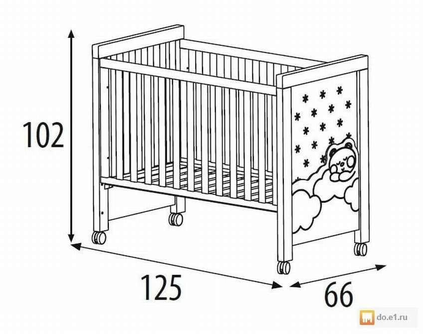 Стандартные размеры подростковых кроватей