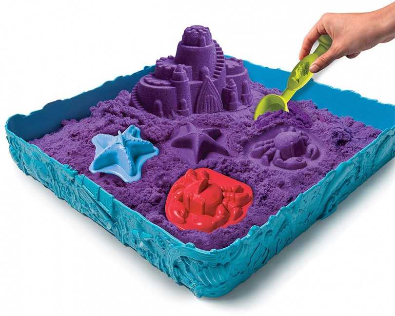 Песок, который не рассыпается, – kinetic sand и его аналоги для детей