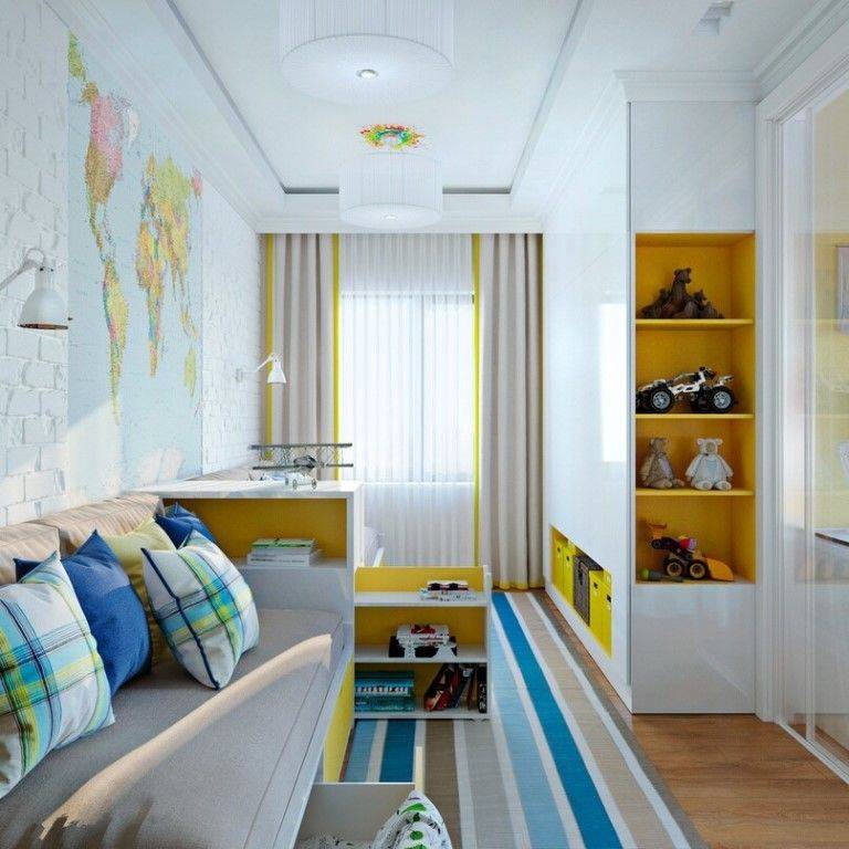 Дизайн маленькой детской комнаты - идеи интерьера для девочки и мальчика, как организовать пространство и обставить, варианты планировки, в тч для двоих детей и подростков + фото