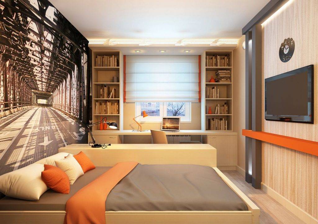 Дизайн комнаты мальчика-подростка в современном стиле (45 фото интерьеров)