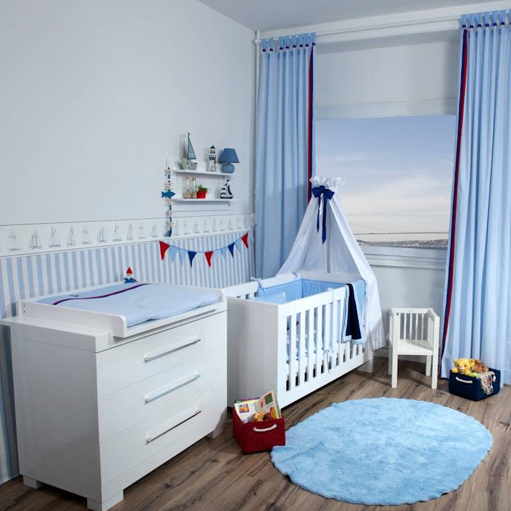 Комната для новорожденного мальчика, девочки - идеи оформления