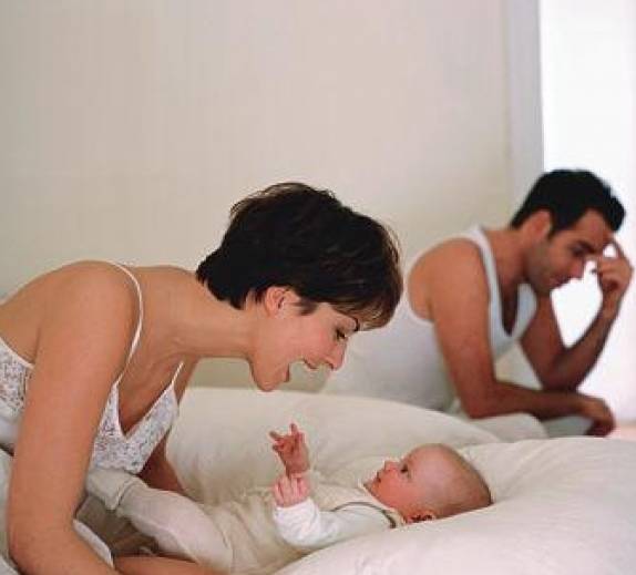 После рождения ребенка наладить быстро отношения с мужем