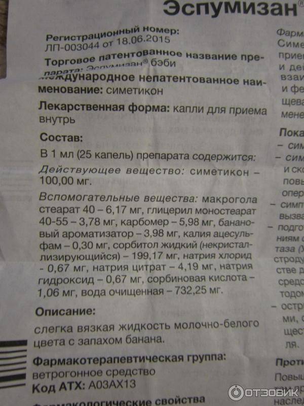 Эспумизан бэби: инструкция по применению для новорожденных - общая медицина