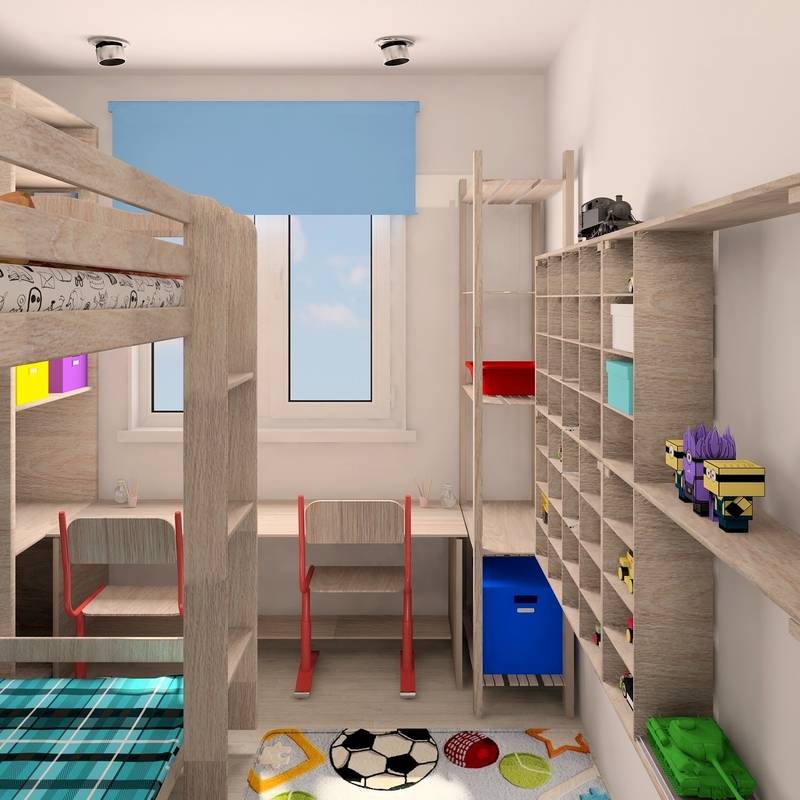 Детская комната 10 кв. м. [топ 50 фото], идеи дизайна