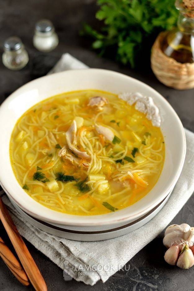Молочный суп с вермишелью – классический рецепт приготовления