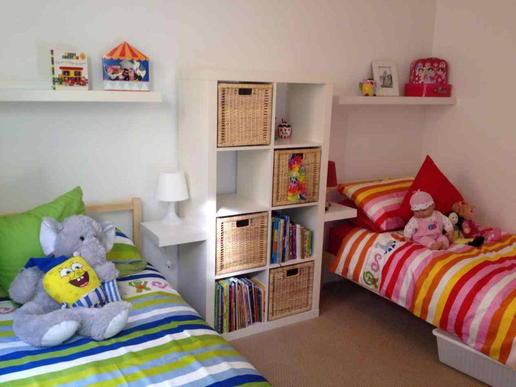 Детские комнаты для разнополых детей разного возраста