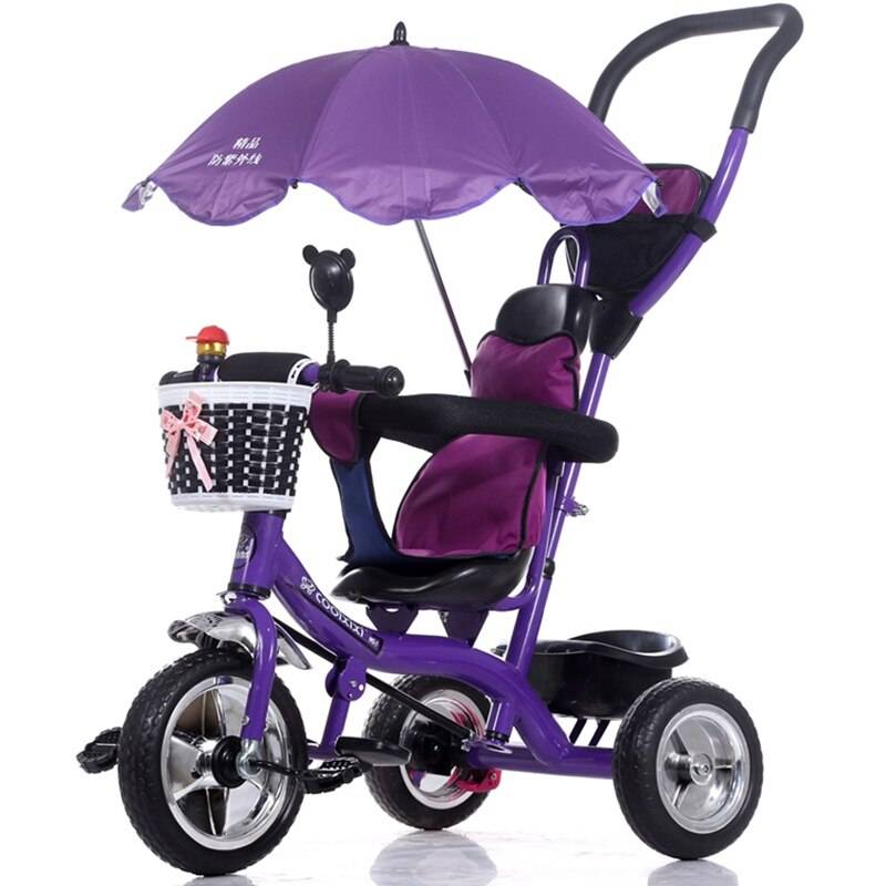 Велосипед-коляска для ребенка (45 фото): выбор детских трехколесных велоколясок от 1 года, обзор складных прогулочных моделей