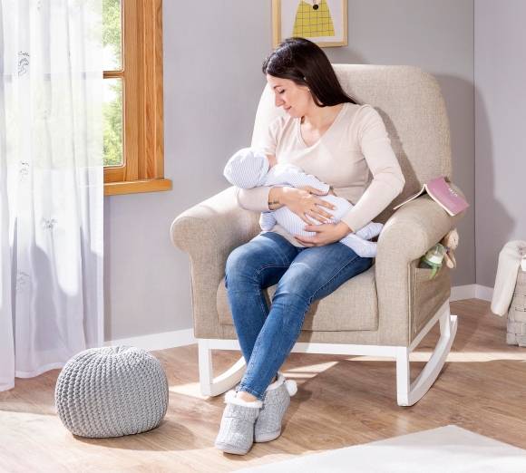 Кресла для кормления ребенка для мамы — виды моделей