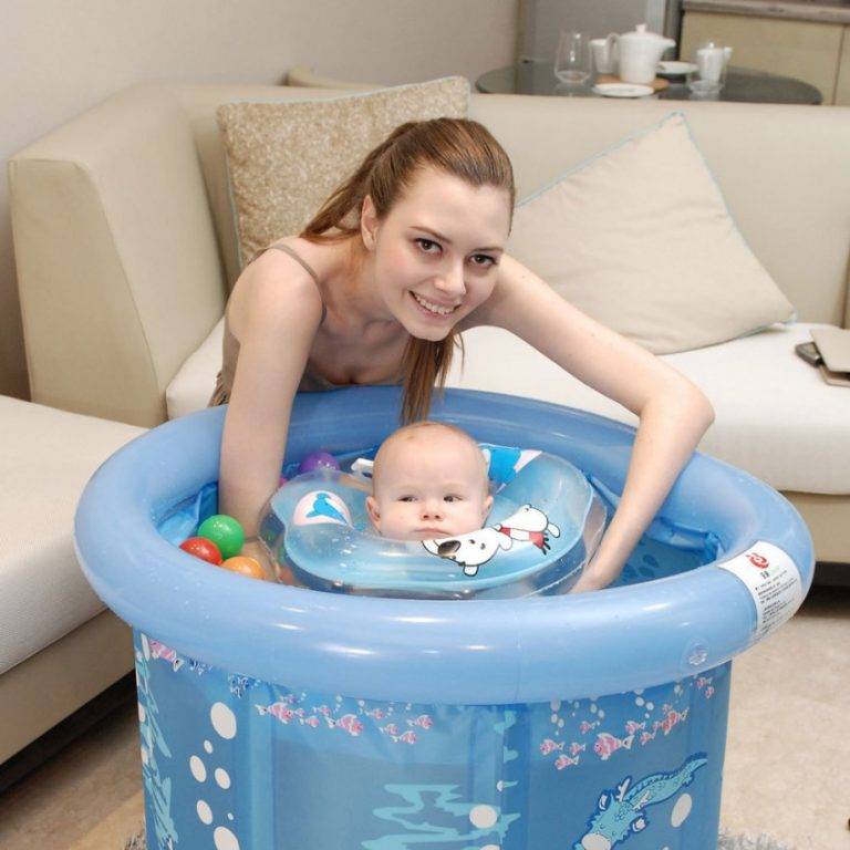 Складная ванночка для новорожденных