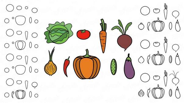 Конспект занятия «овощи и фрукты — самые полезные продукты» по рисованию в старшей группе. воспитателям детских садов, школьным учителям и педагогам - маам.ру