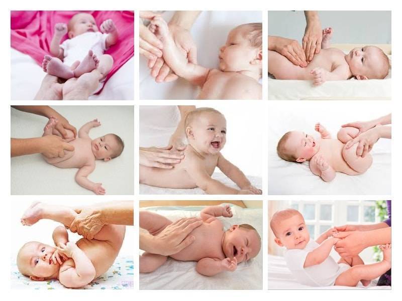 Массаж для новорожденных: действия в 1 месяц в домашних условиях, как делать грудничкам в 0-1 месяц самостоятельно, с какого возраста разрешен