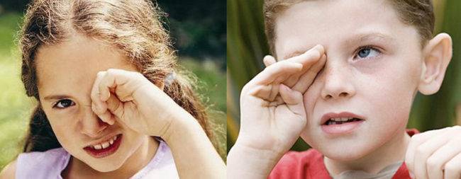 Ребенок чешет глаза и иногда нос: причины и способы решения проблемы