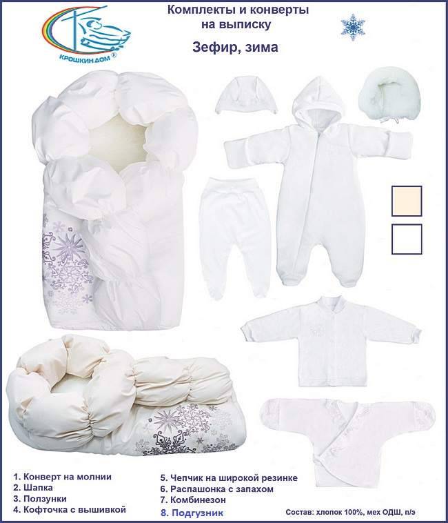 Одежда на выписку для новорожденного: зимой, летом, выбрать лучший