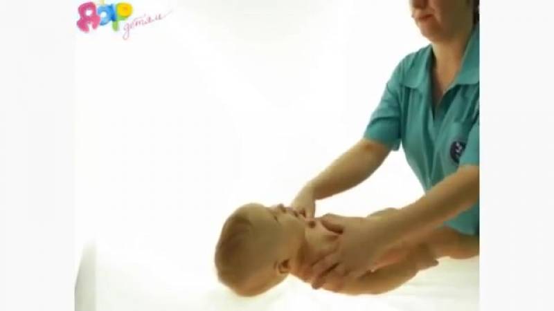 Комплекс упражнений и массажа для детей в возрасте от 4 до 6 месяцев