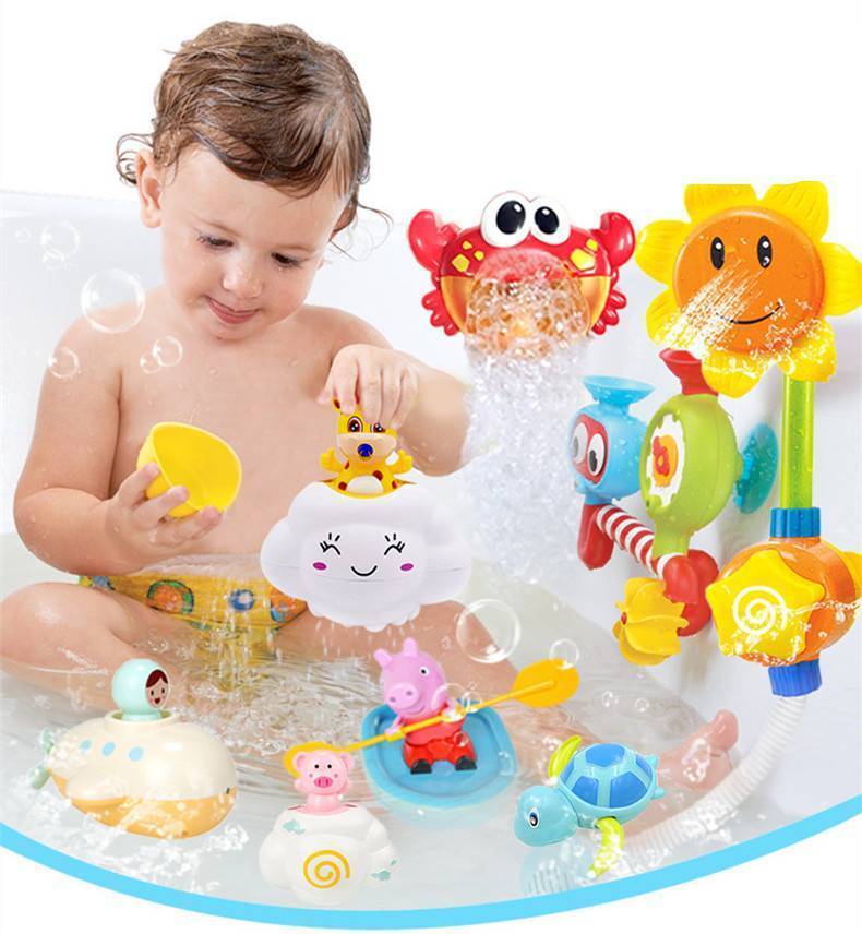 Игрушки для купания – популярные модели и совет по подбору для малышей от года до трех лет
