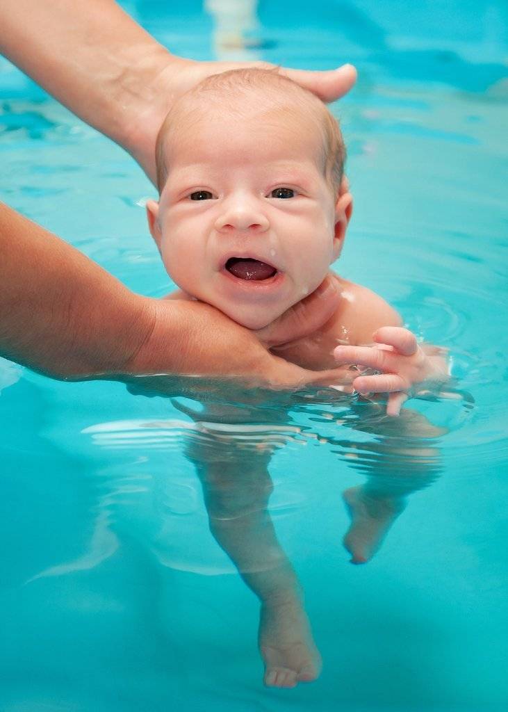 Как научить плавать ребенка в бассейне / как научить плавать взрослого, видео-инструкция