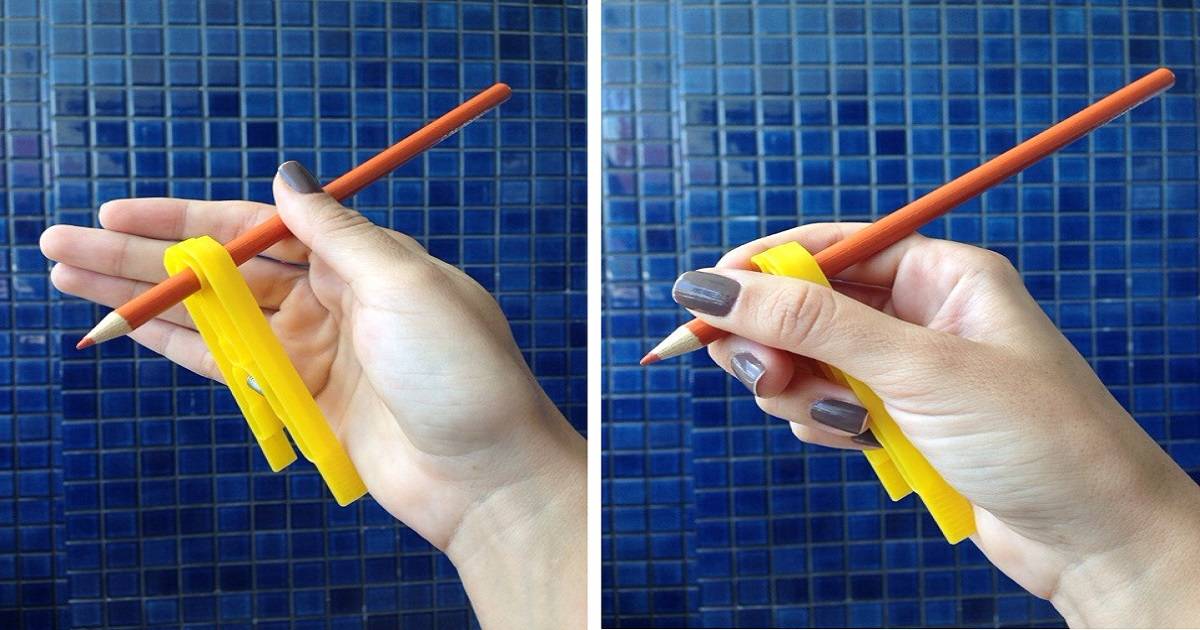 Как научить ребенка правильно держать карандаш или ручку.
