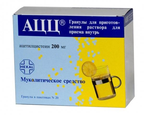 Ацц — инструкция по применению | справочник лекарств medum.ru
