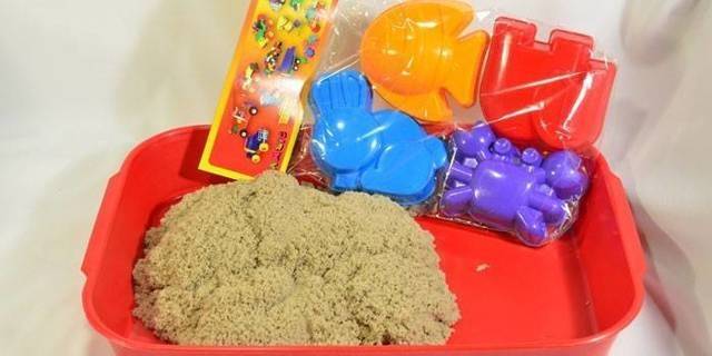 Игры с кинетическим песком: подборка идей с фото и видео