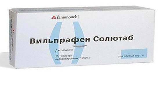 Вильпрафен солютаб: инструкция по применению 1000 мг и 500 мг