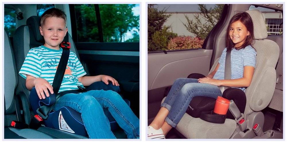 Можно ли использовать бескаркасные детские автокресла в машине? с какого возраста?