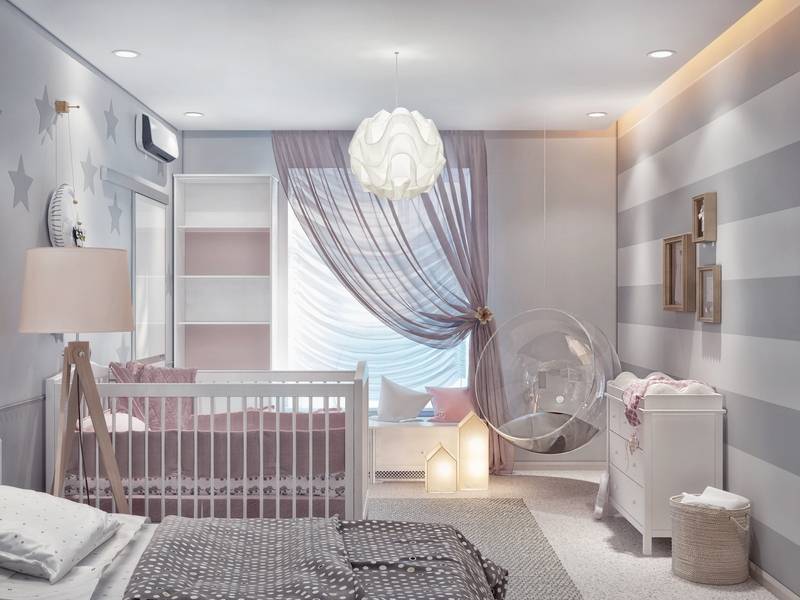 Как обустроить детскую комнату для новорожденного ребенка: фото дизайна интерьера, идеи по оформлению | женский журнал читать онлайн: стильные стрижки, новинки в мире моды, советы по уходу