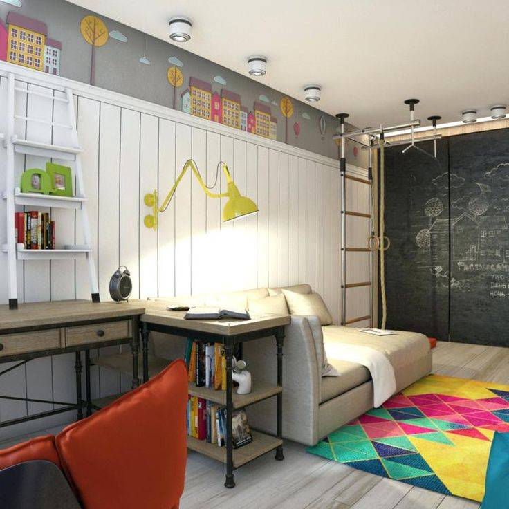 Дизайн комнаты для мальчика-подростка: идеи и фото интерьера