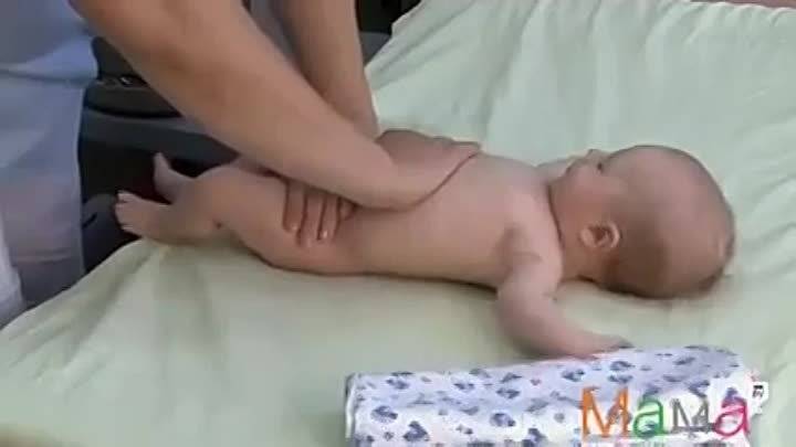 Как правильно делать массаж животика новорожденному ребенку при сильных коликах