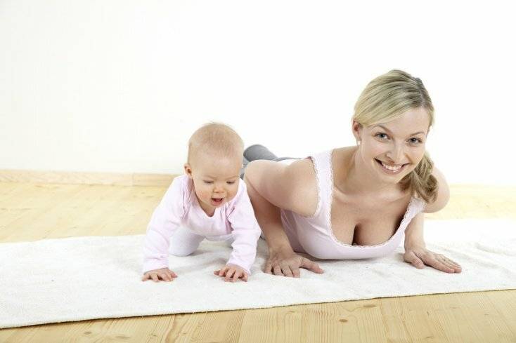 Зарядка для мамы. как быстро похудеть после родов