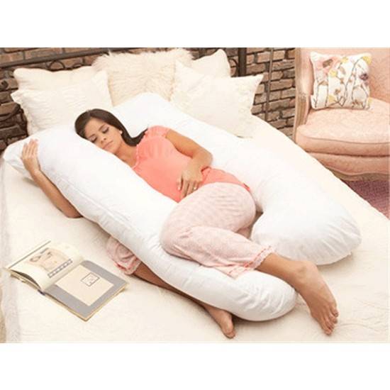 Как выбрать подушку для беременных по форме и наполнителю