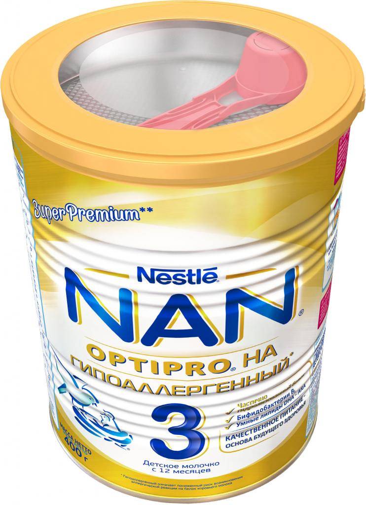 С какого возраста дают смесь нан 2. детское питание «nan optipro»: как разводить для новорожденных? широко применяются основные линейки нан