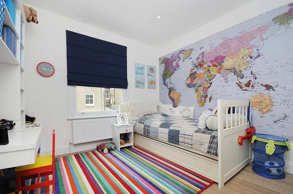 Детские обои для стен мальчиков: фото детской комнаты подростка, дизайн для 7 и 12 лет, спальня для парня