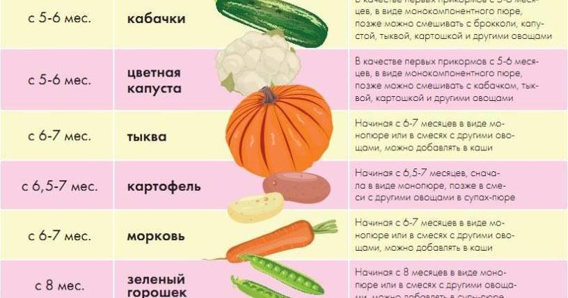 Какие овощи можно кормящей маме