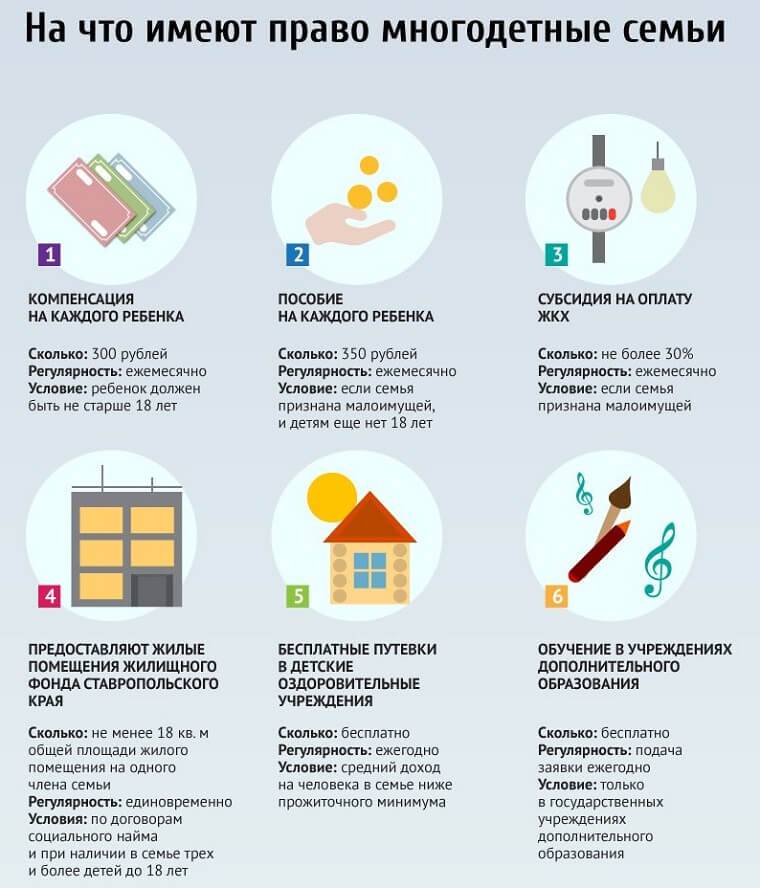 Новые налоговые льготы многодетным семьям в москве в 2019 году и другие различные льготы и субсидии |